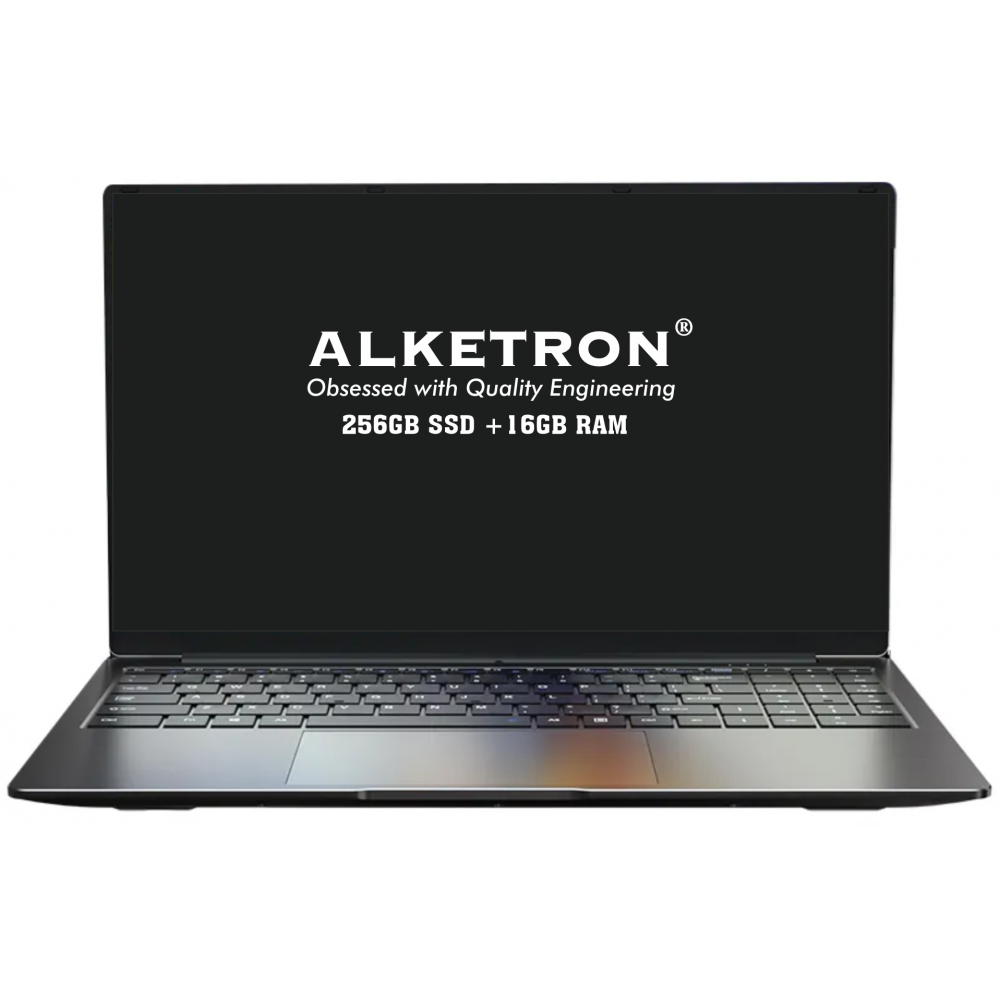 ALKETRON - 15.6" Intel Laptop (256GB + 16GB RAM Standard Edition)