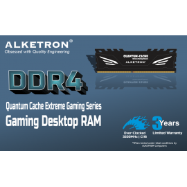 ALKETRON 8GB DDR4 3200MHz - With Heatsink - Gaming Desktop Memory